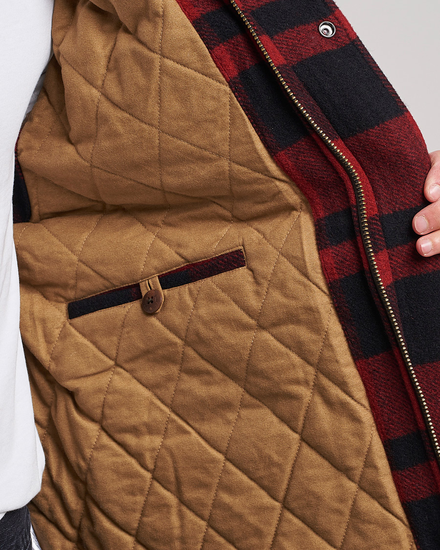 Herre | Jakker | Polo Ralph Lauren | Lumber Wool Checked Jacket Red/Black