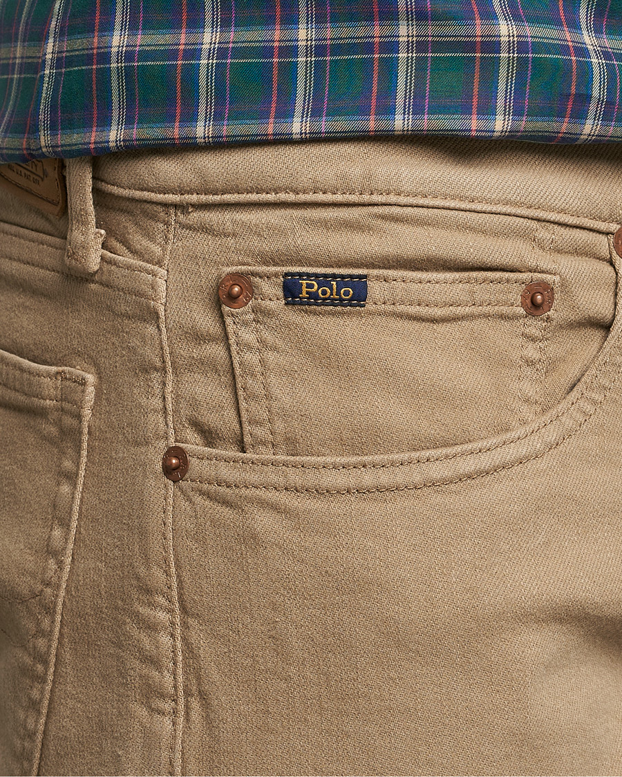 Herre | Bukser | Polo Ralph Lauren | Sullivan Slim Fit 5-Pocket Denim Khaki Hill