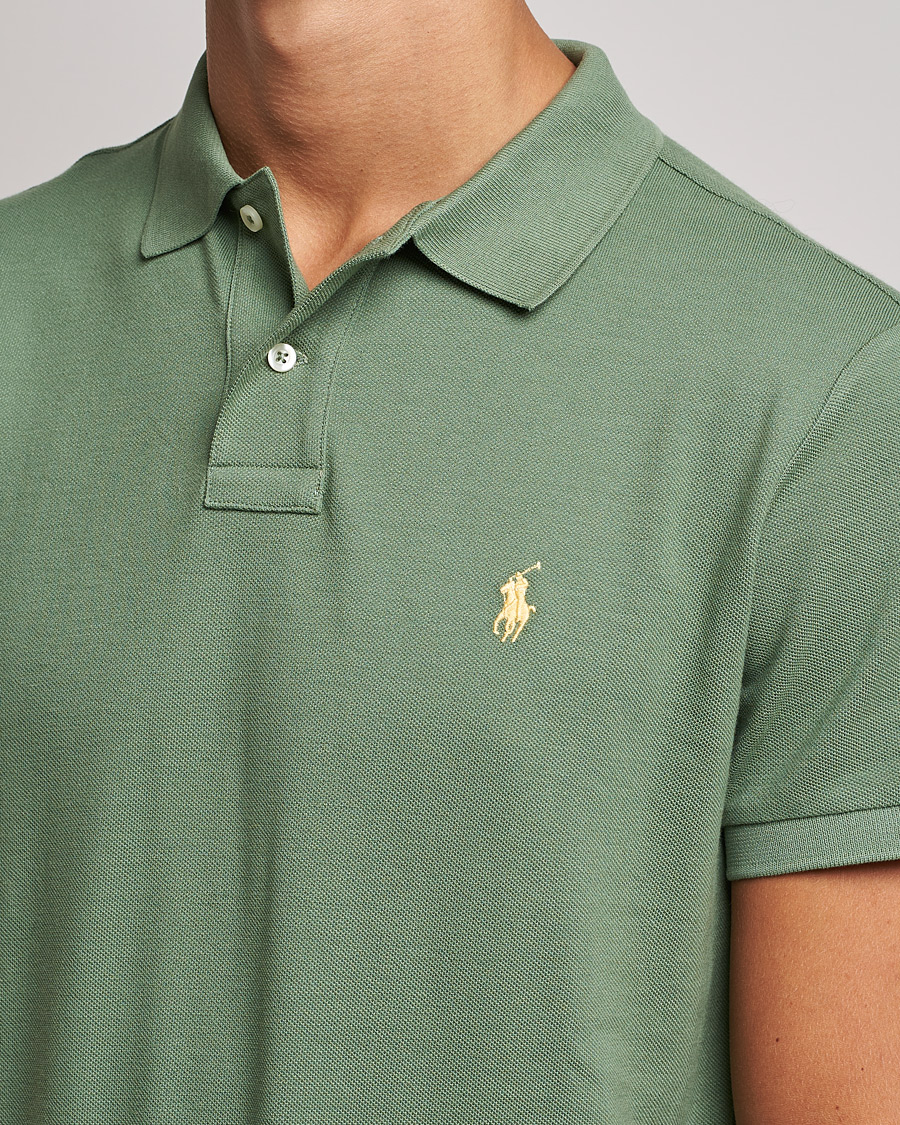 Herre | Polotrøjer | Polo Ralph Lauren | Custom Slim Fit Polo Cargo Green