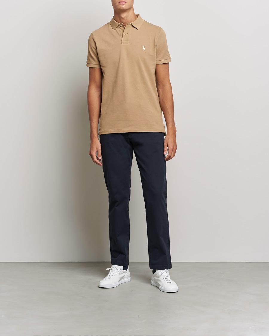Herre | Polotrøjer | Polo Ralph Lauren | Custom Slim Fit Polo Luxury Tan