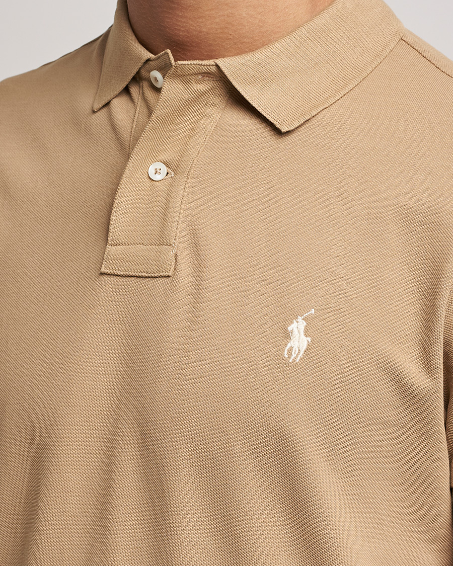 Herre | Polotrøjer | Polo Ralph Lauren | Custom Slim Fit Polo Luxury Tan