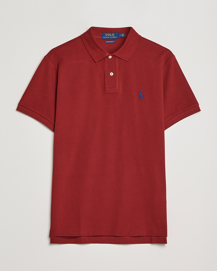 Herre | Polotrøjer | Polo Ralph Lauren | Custom Slim Fit Polo Holiday Red