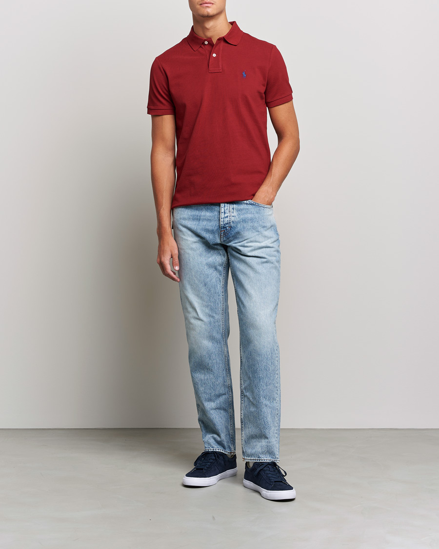 Herre | Polotrøjer | Polo Ralph Lauren | Custom Slim Fit Polo Holiday Red