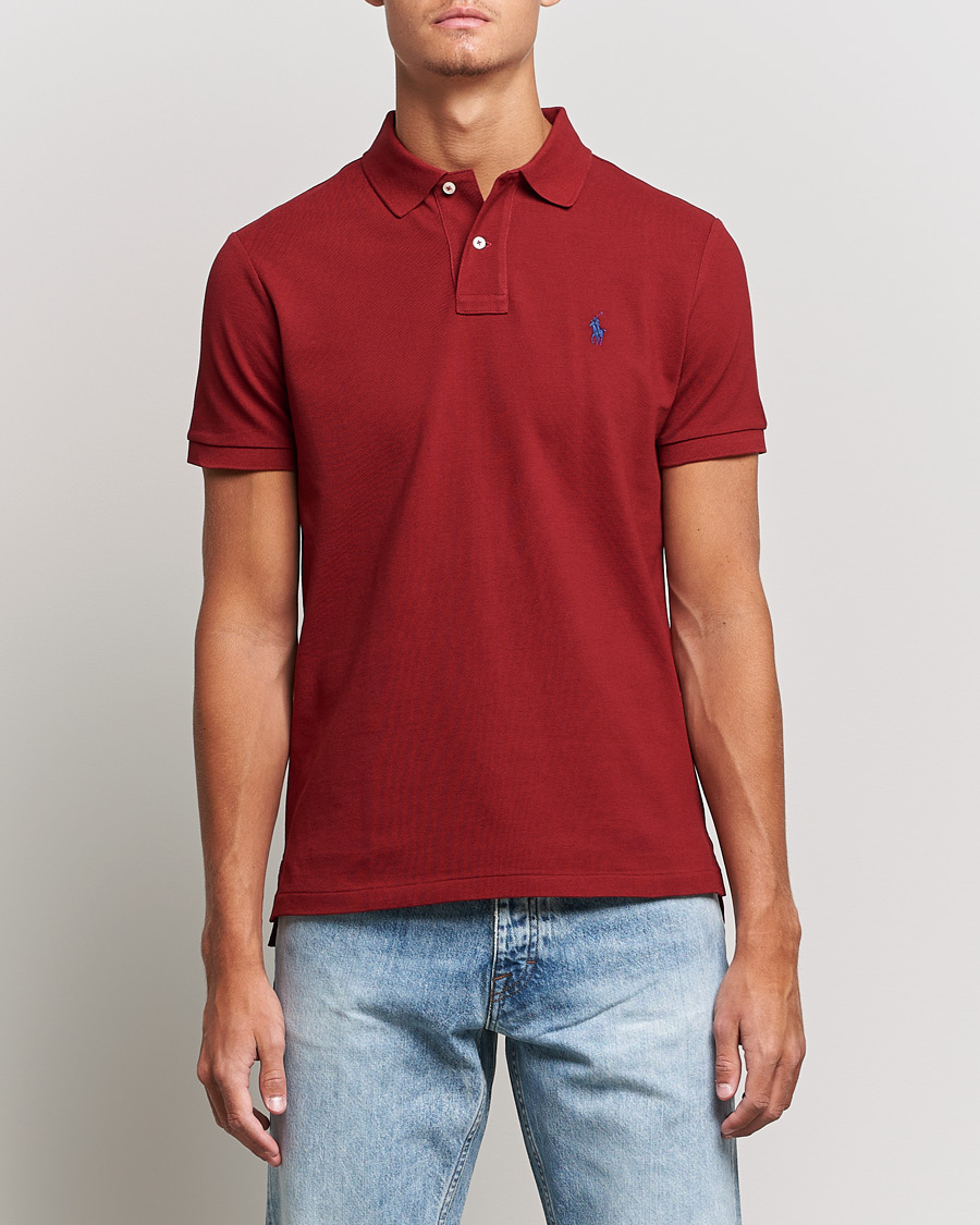 Herre | Polotrøjer | Polo Ralph Lauren | Custom Slim Fit Polo Holiday Red
