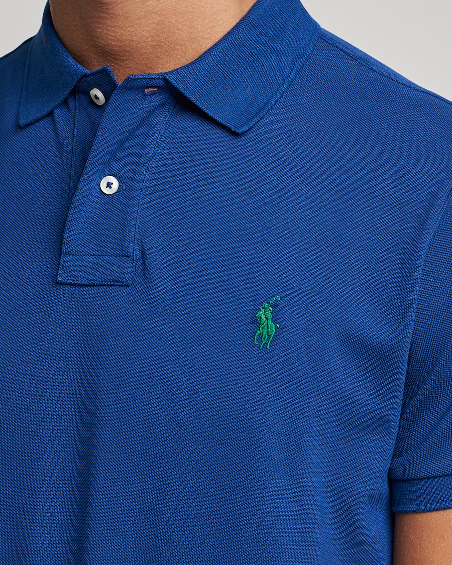 Herre | Polotrøjer | Polo Ralph Lauren | Custom Slim Fit Polo Harrison Blue