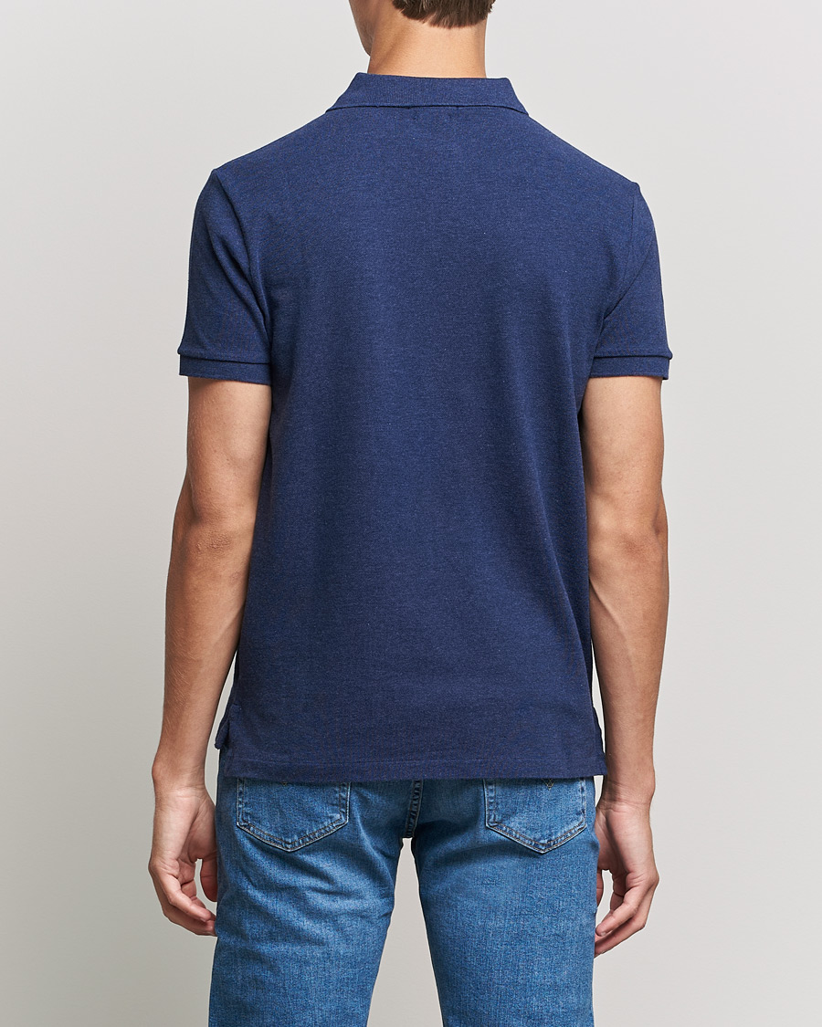 Herre | Polotrøjer | Polo Ralph Lauren | Custom Slim Fit Polo Spring Navy Heather