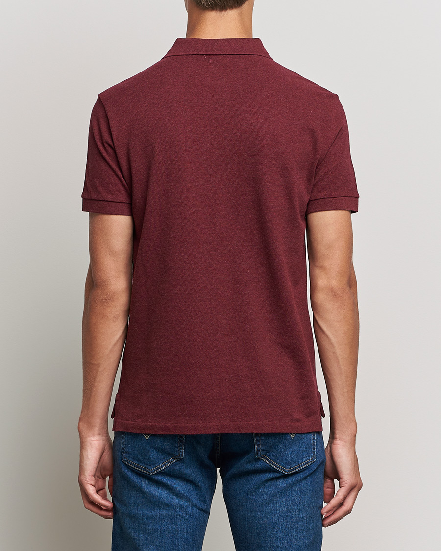 Herre | Polotrøjer | Polo Ralph Lauren | Custom Slim Fit Polo Spring Wine Heather