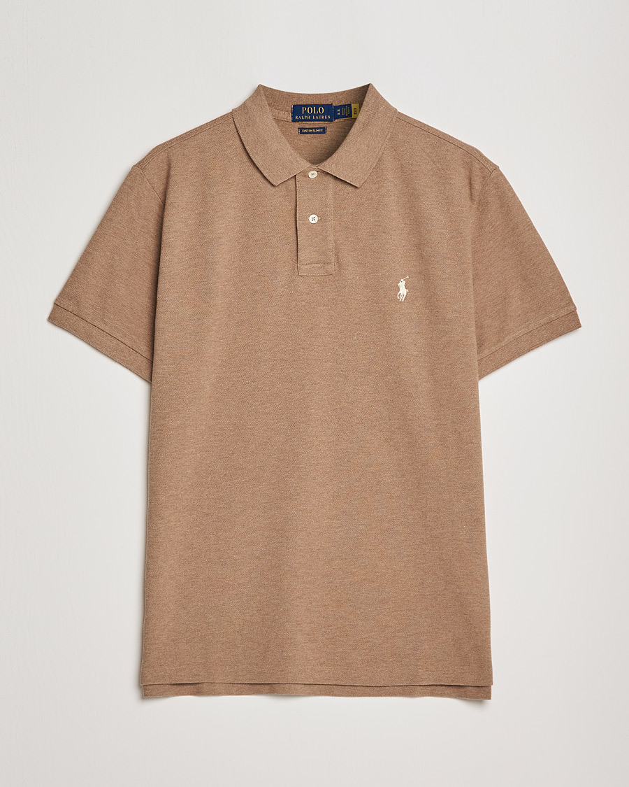 Herre | Polotrøjer | Polo Ralph Lauren | Custom Slim Fit Polo Italian Heather