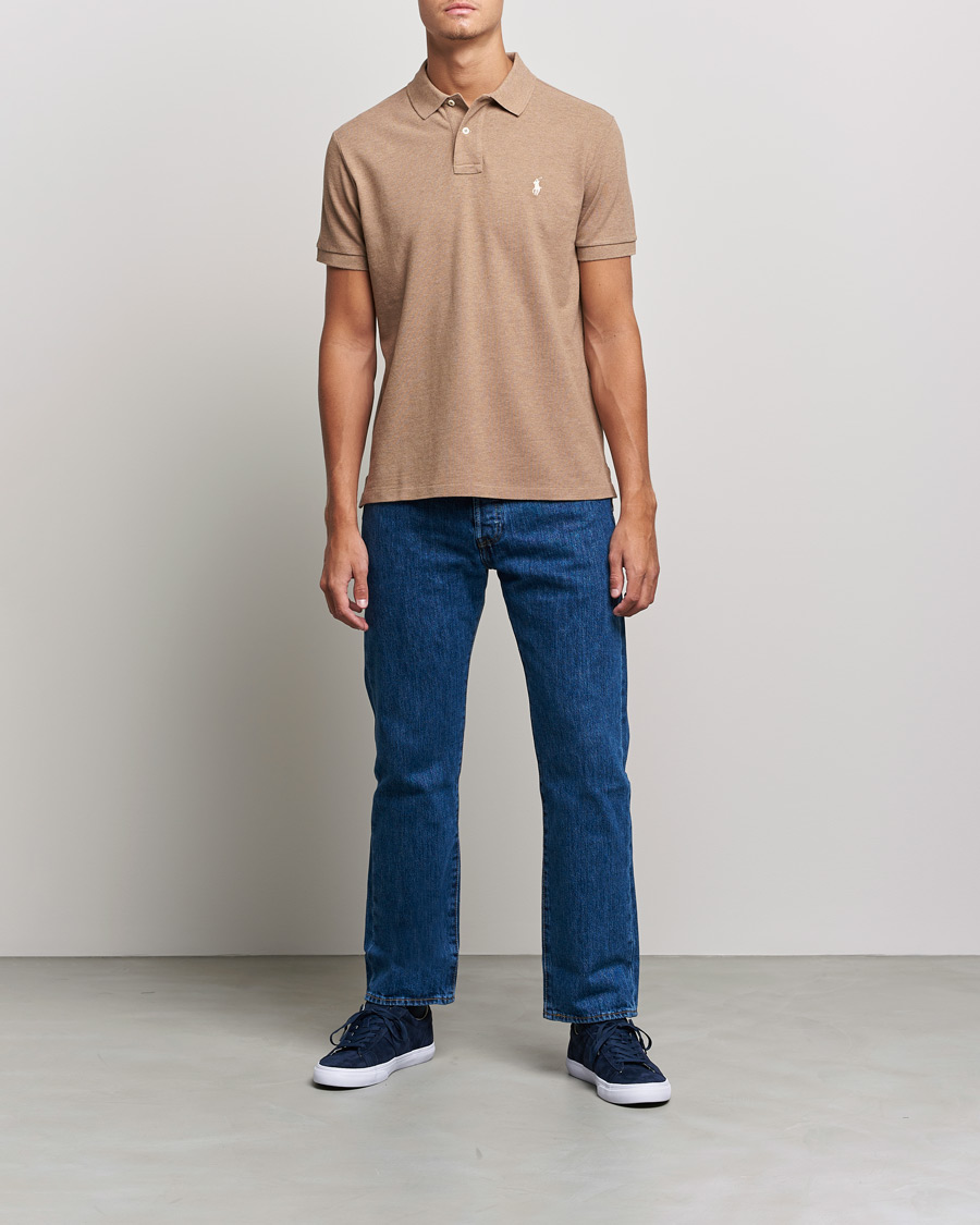Herre | Polotrøjer | Polo Ralph Lauren | Custom Slim Fit Polo Italian Heather