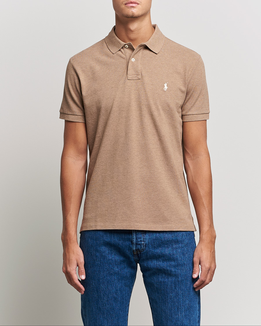 Herre | Polotrøjer | Polo Ralph Lauren | Custom Slim Fit Polo Italian Heather