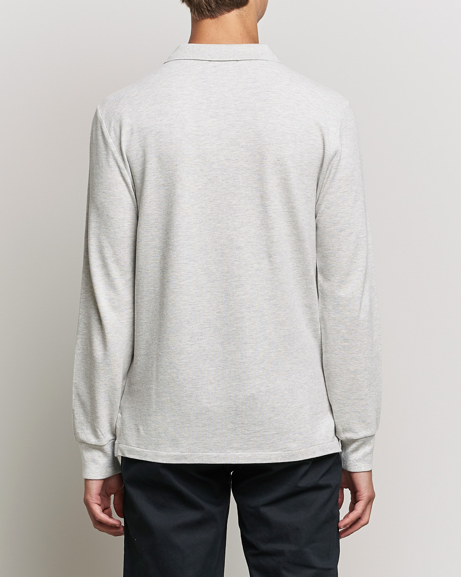 Herre | Trøjer | Polo Ralph Lauren | Custom Slim Fit Long Sleeve Polo Light Sport Heather