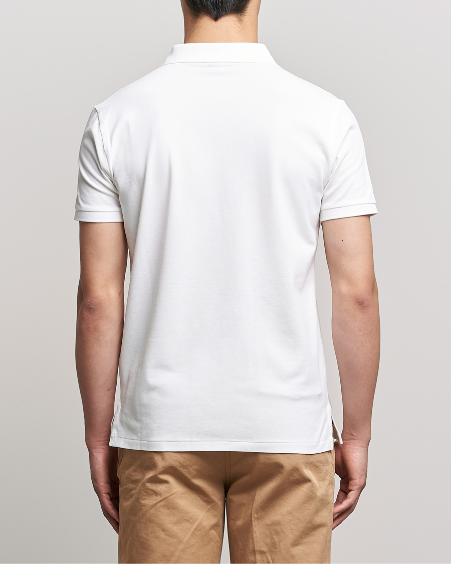 Herre | Polotrøjer | Polo Ralph Lauren | Custom Slim Fit Half Zip Polo White