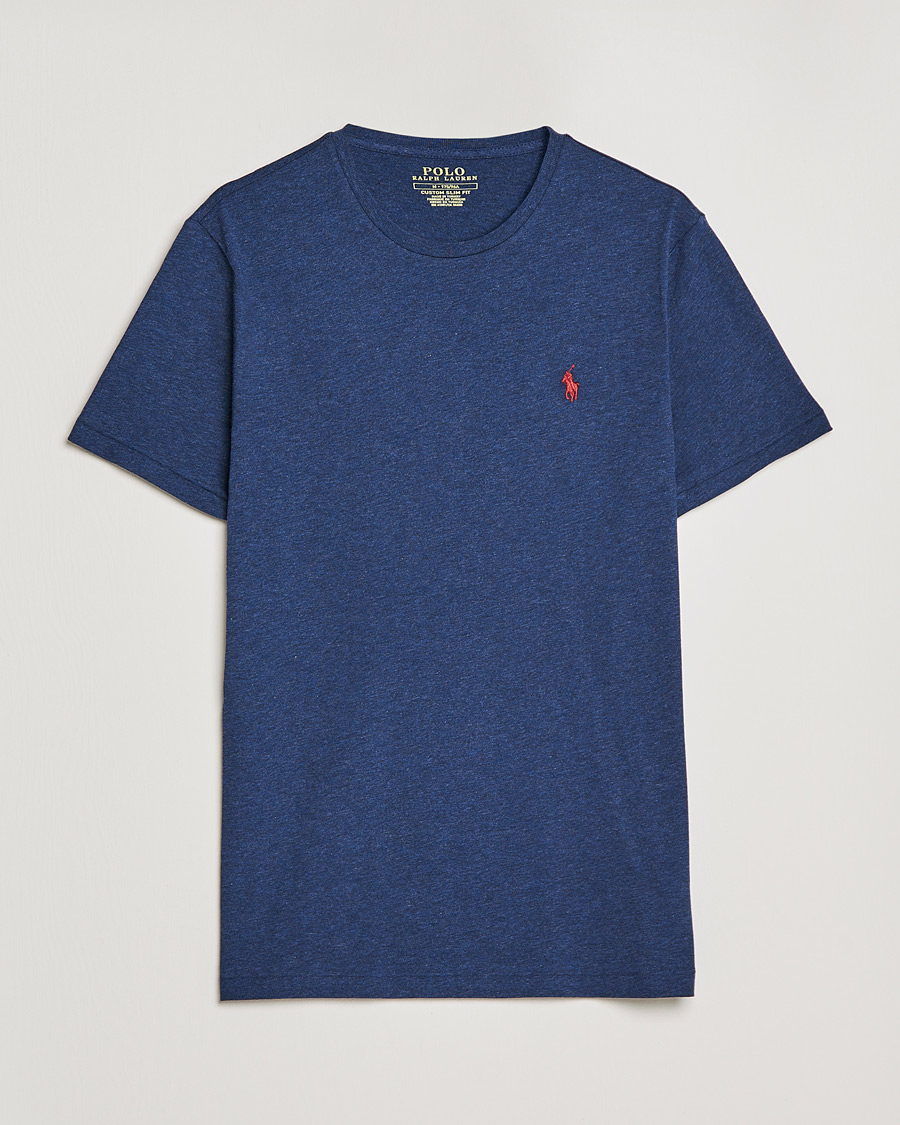 Herre |  | Polo Ralph Lauren | Crew Neck T-Shirt Spring Navy Heather