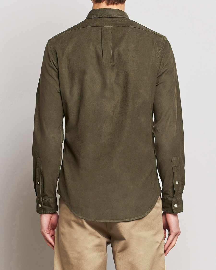 Herre | Skjorter | Polo Ralph Lauren | Slim Fit Corduroy Shirt Canopy Olive
