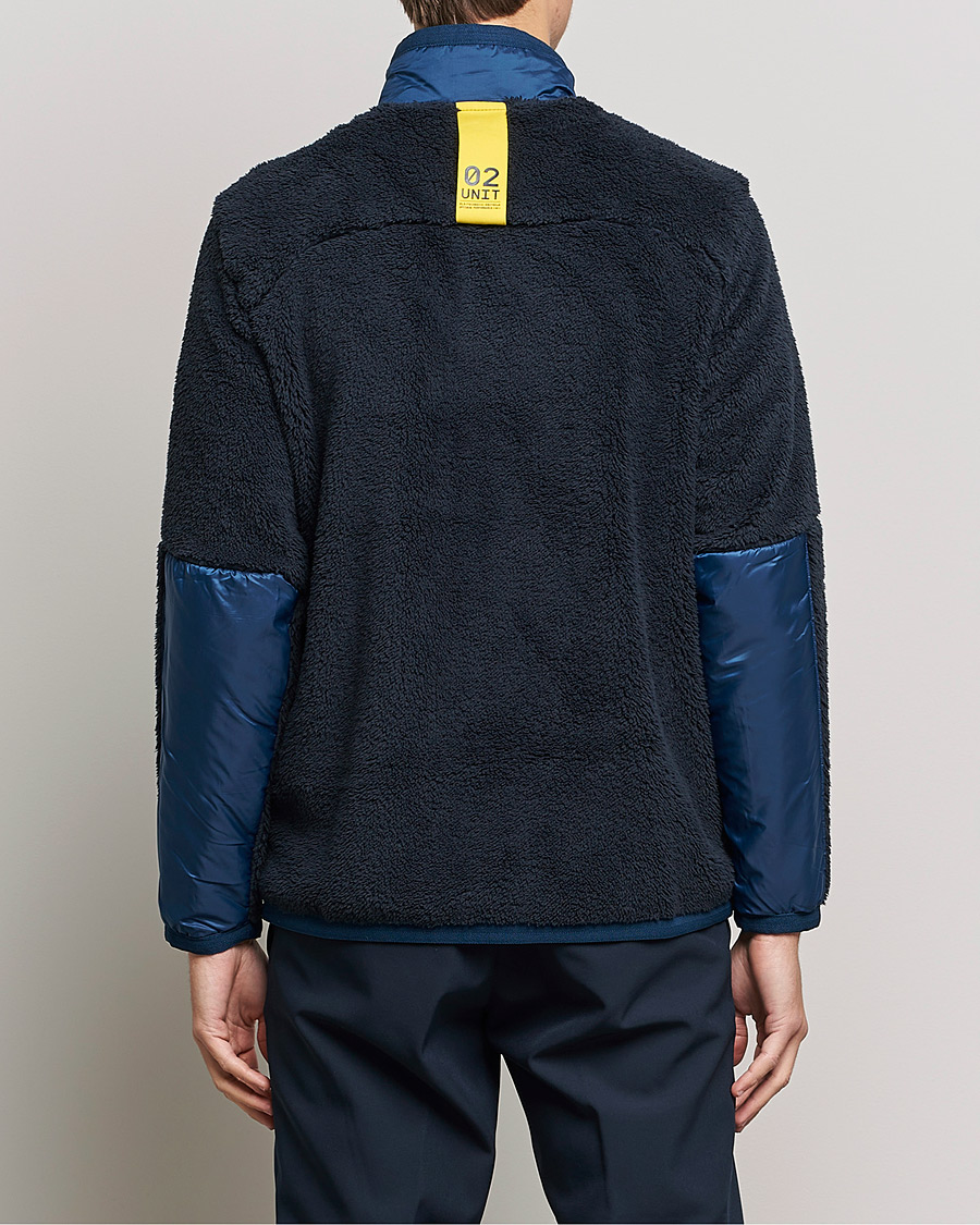 Herre | Trøjer | RLX Ralph Lauren | Hi-Pile Full Zip Sweater College Navy