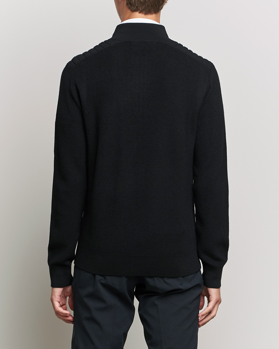 Herre | Trøjer | RLX Ralph Lauren | Merino Half Zip Sweater Black