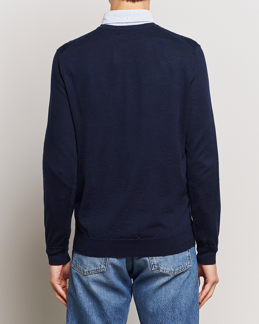 Herre | Trøjer | Polo Ralph Lauren | Merino Crew Neck Pullover Hunter Navy