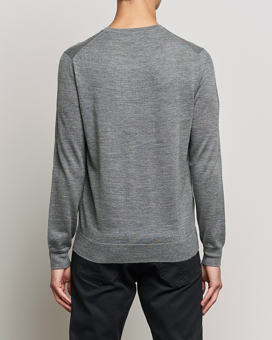 Herre | Trøjer | Polo Ralph Lauren | Merino Crew Neck Pullover Fawn Grey Heather