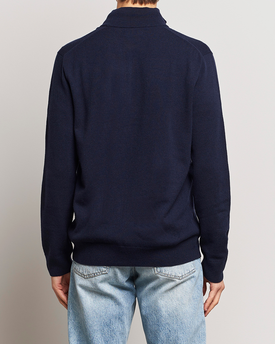Herre | Trøjer | Polo Ralph Lauren | Merino Half-Zip Sweater Hunter Navy