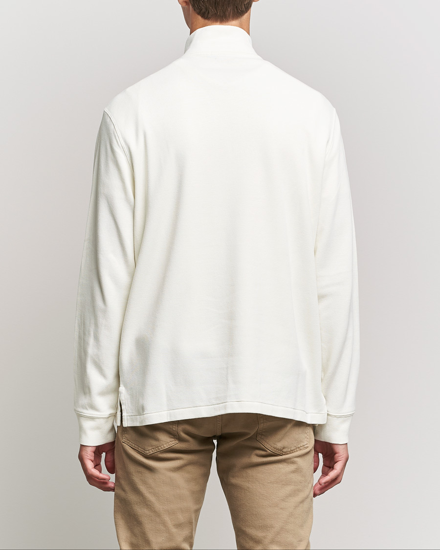 Herre | Trøjer | Polo Ralph Lauren | Double Knit Jaquard Half Zip Sweater Chic Cream