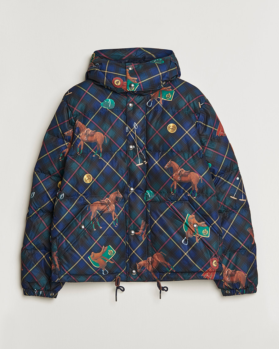Herre | Jakker | Polo Ralph Lauren | Blackwatch Pony Puffer Jacket Multi