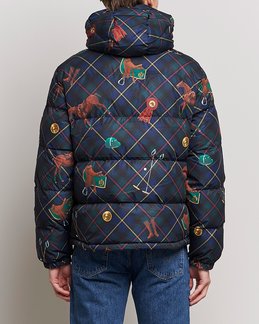Herre | Jakker | Polo Ralph Lauren | Blackwatch Pony Puffer Jacket Multi