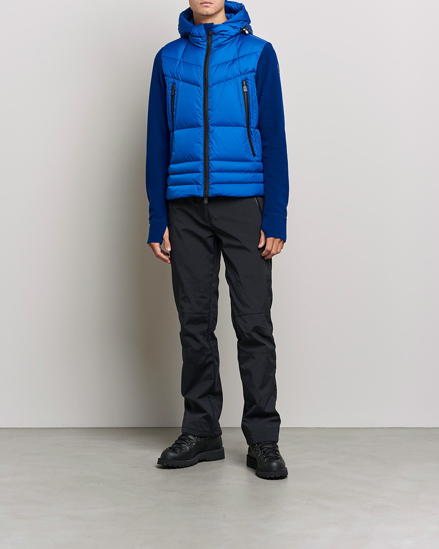 Herre | Jakker | Moncler Grenoble | Padded Full Zip Sweater Dark Blue