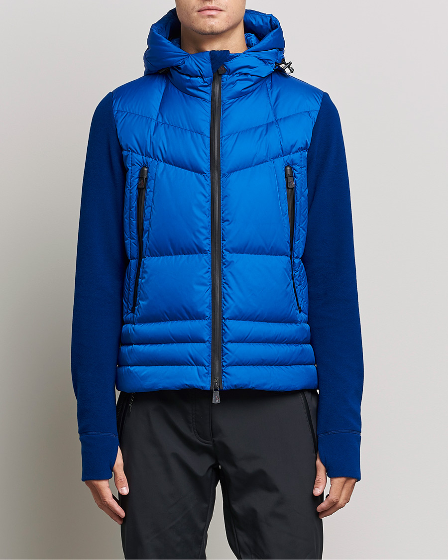 Herre | Jakker | Moncler Grenoble | Padded Full Zip Sweater Dark Blue