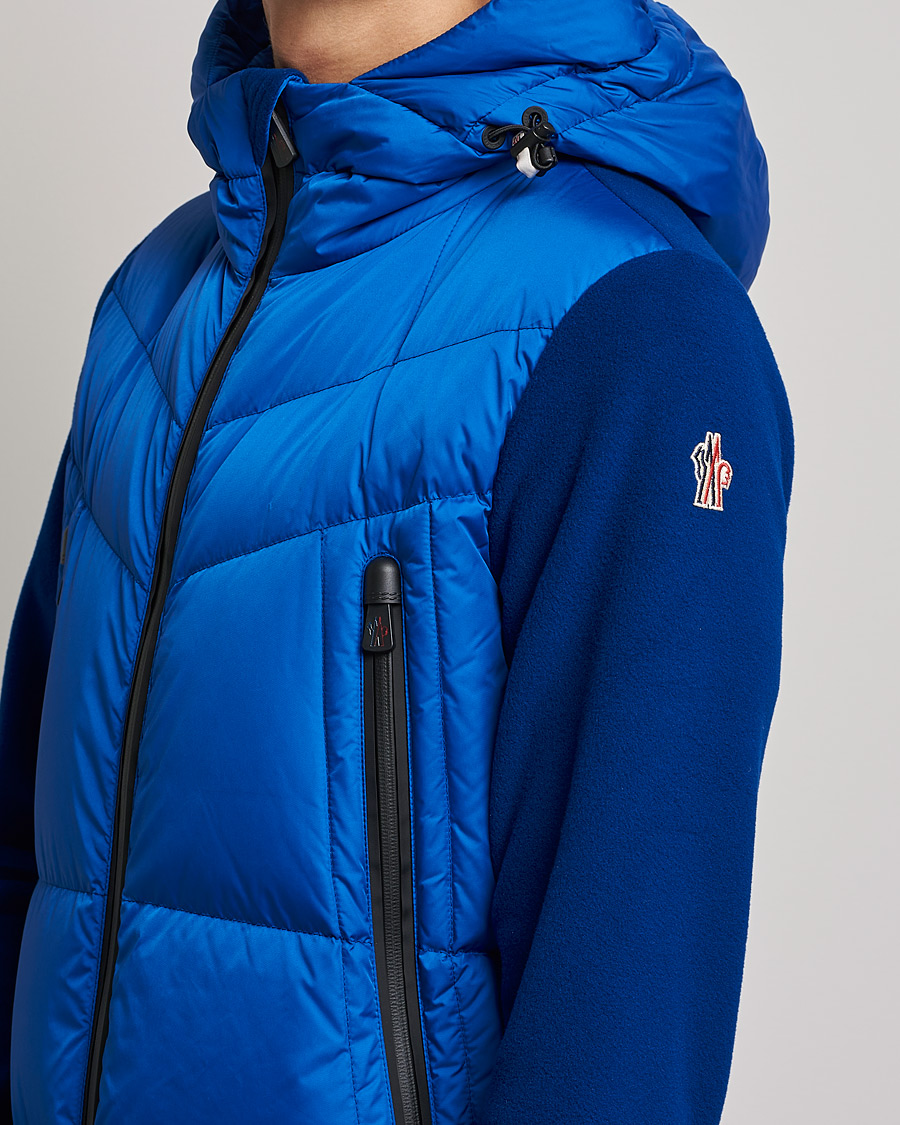 Herre | Jakker | Moncler Grenoble | Padded Full Zip Sweater Dark Blue