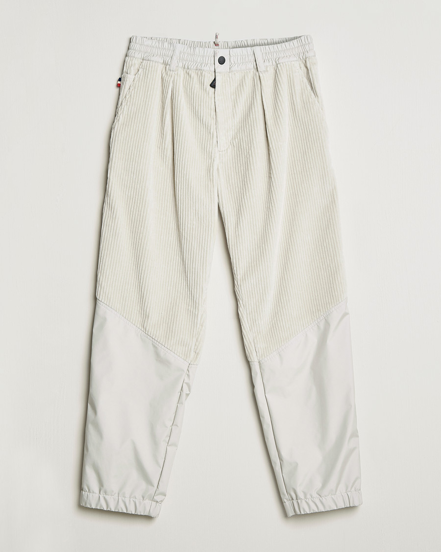 Herre | Bukser | Moncler Grenoble | Stretch Corduroy Pants Off White