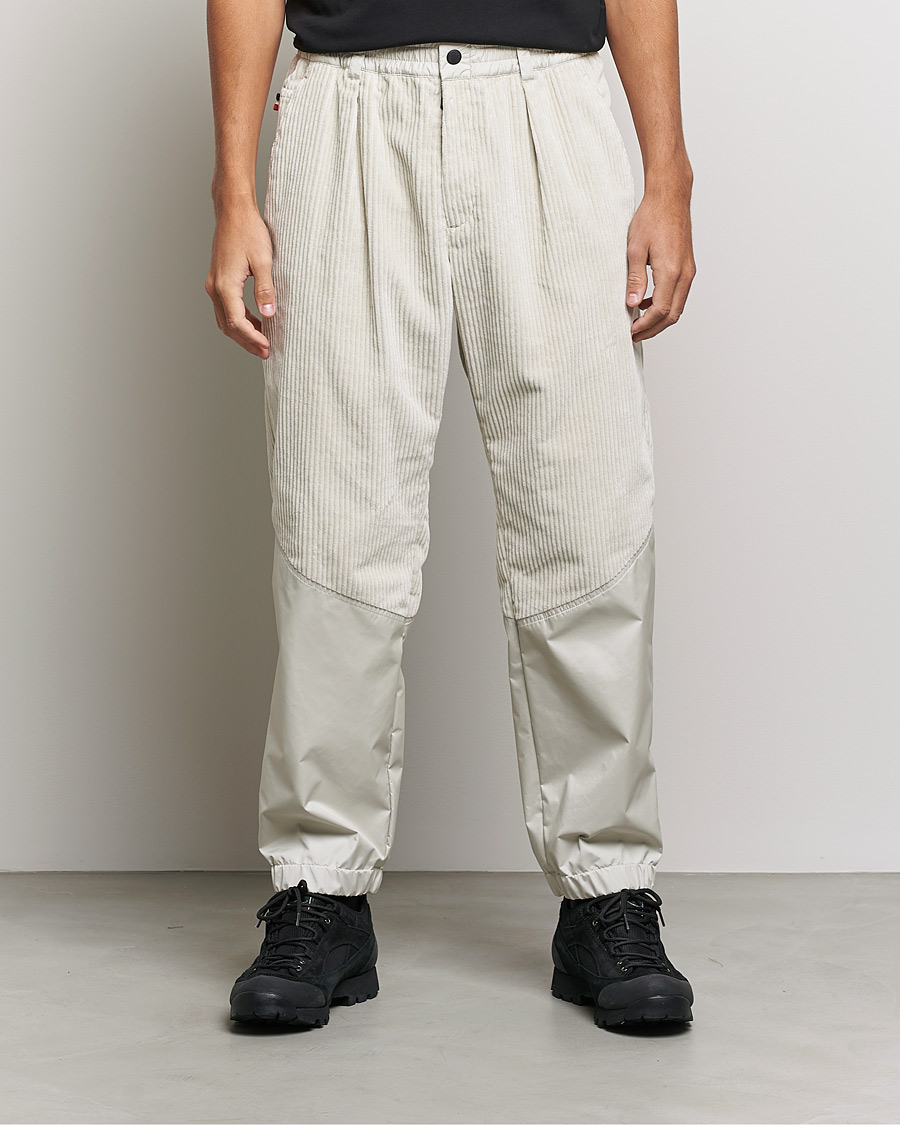 Herre | Bukser | Moncler Grenoble | Stretch Corduroy Pants Off White