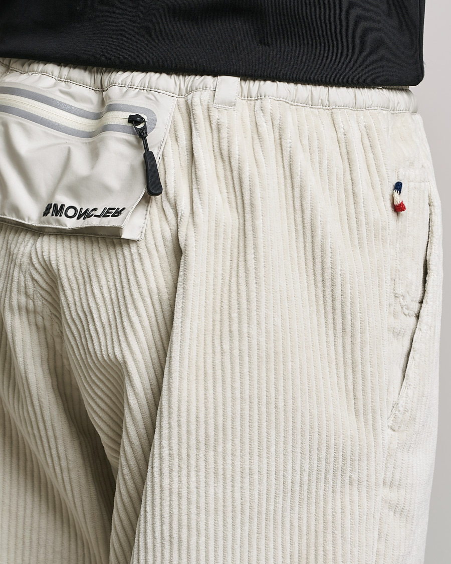 Herre | Bukser | Moncler Grenoble | Stretch Corduroy Pants Off White