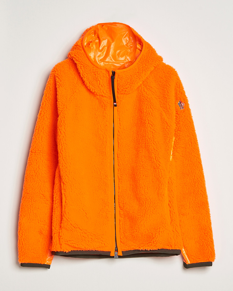 Herre | Trøjer | Moncler Grenoble | Teddy Fleece Cardigan Orange