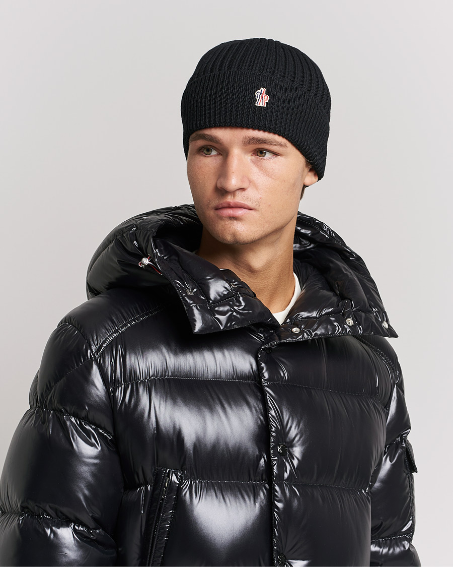 Herre | Moncler Grenoble Beretto Beanie Black | Moncler Grenoble | Beretto Beanie Black