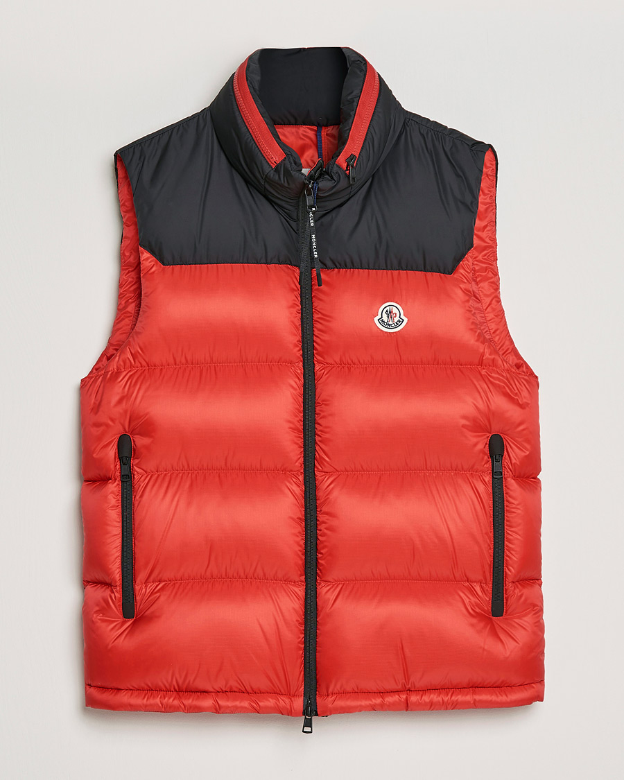 Herre | Jakker | Moncler | Ophrys Down Vest Black/Red