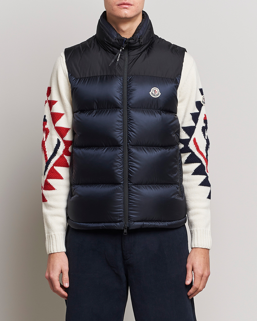 Herre | Jakker | Moncler | Ophrys Down Vest Black/Navy