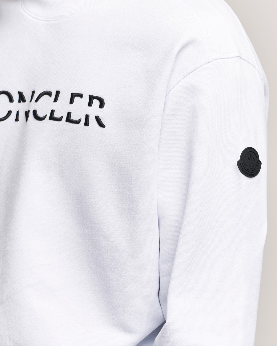 Herre | Trøjer | Moncler | Lettering Sweatshirt White