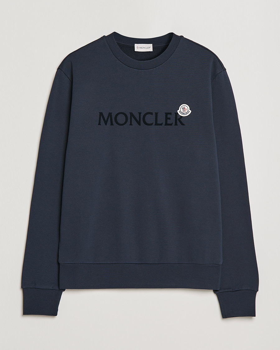 Herre | Trøjer | Moncler | Logo Patch Sweatshirt Navy