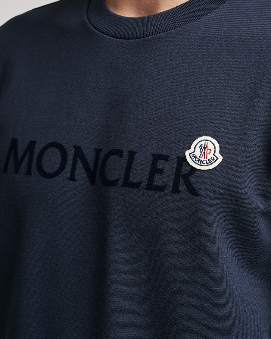 Herre | Trøjer | Moncler | Logo Patch Sweatshirt Navy
