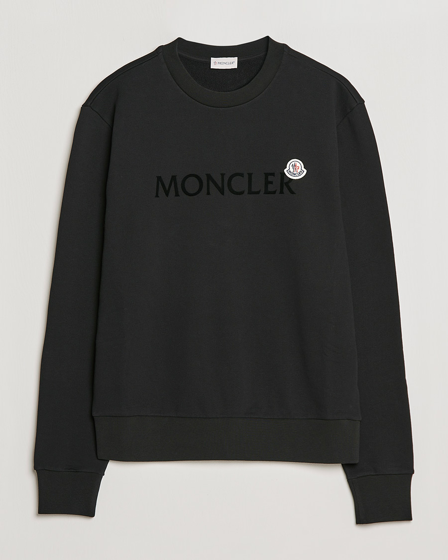Herre | Trøjer | Moncler | Logo Patch Sweatshirt Black