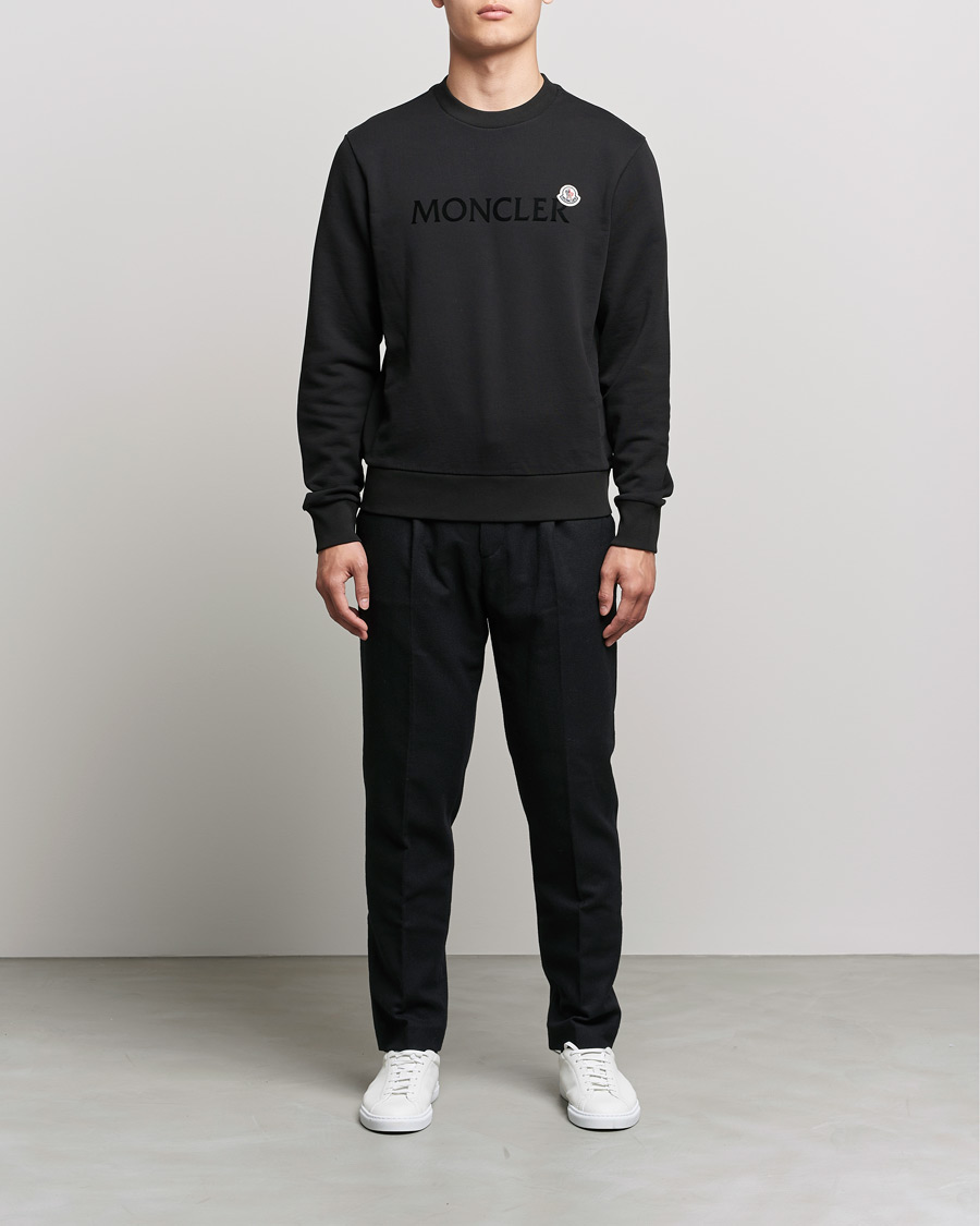 Herre | Trøjer | Moncler | Logo Patch Sweatshirt Black