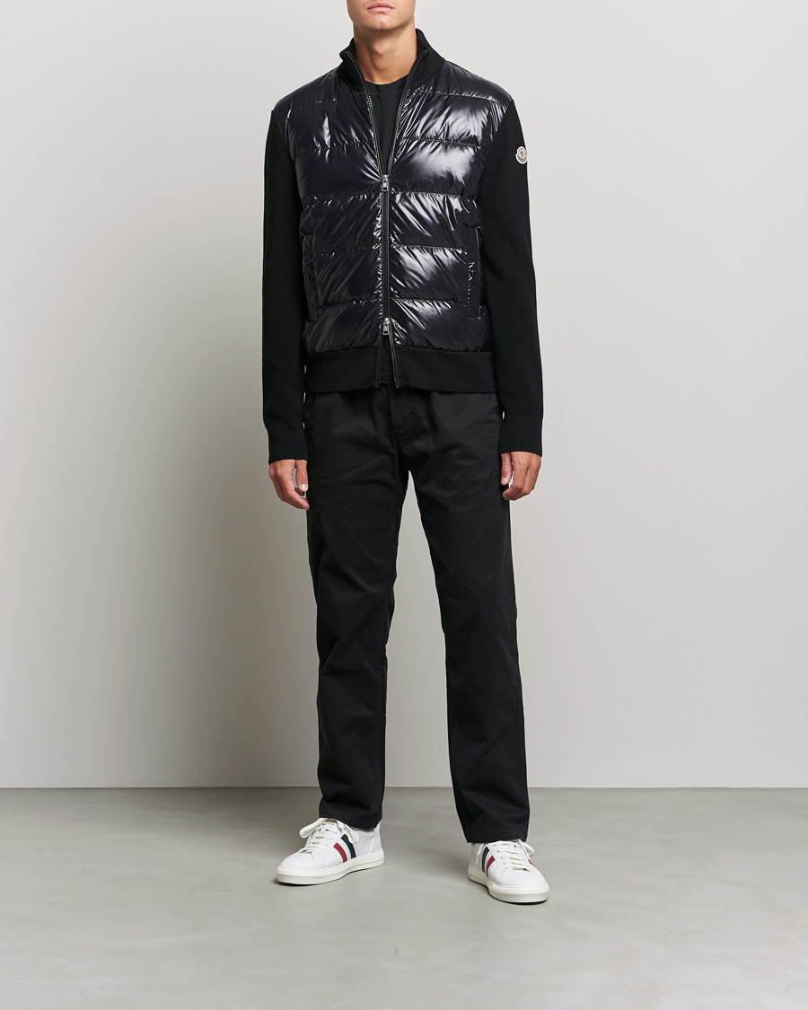 Herre | Trøjer | Moncler | Zip Down Cardigan Black