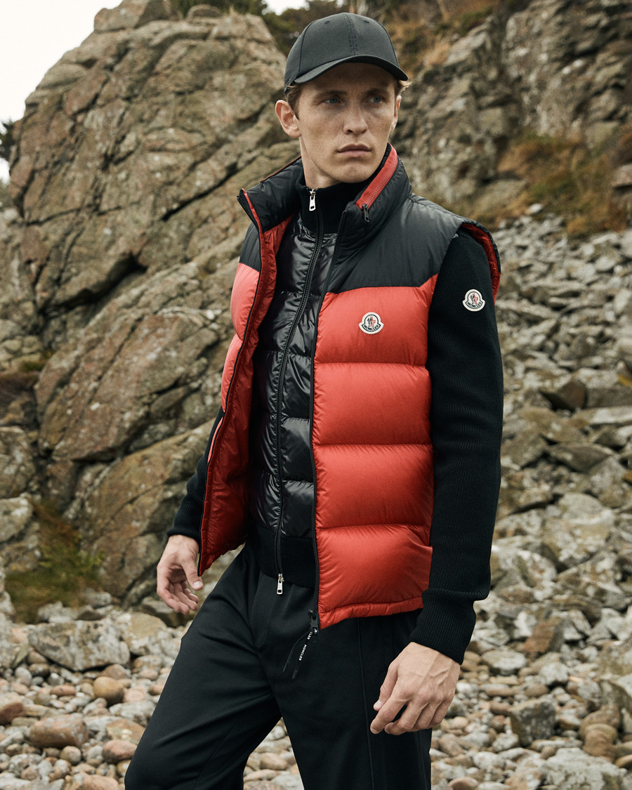Herre | Trøjer | Moncler | Zip Down Cardigan Black