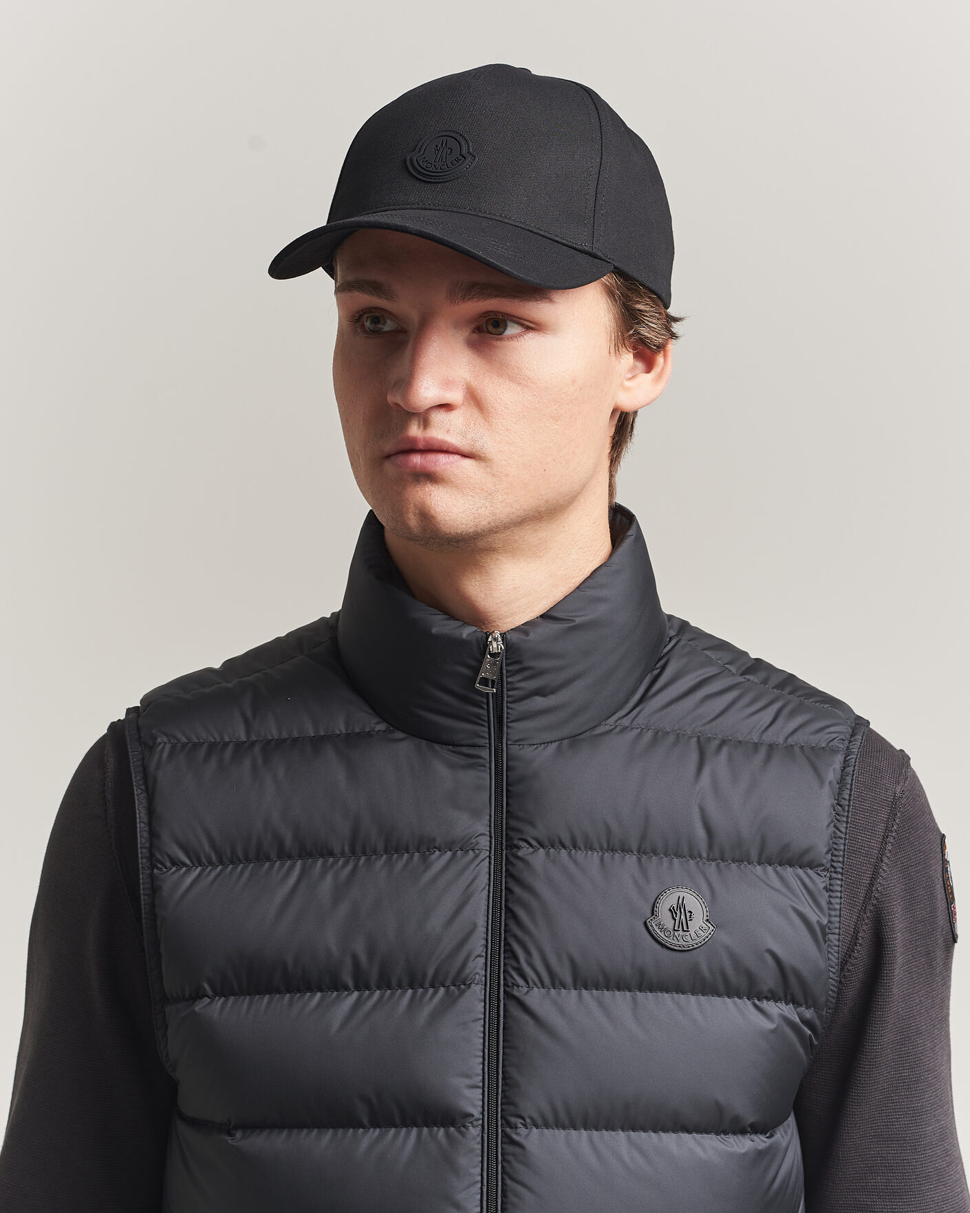 Herre | Hatte & kasketter | Moncler | Tonal Logo Cap Black