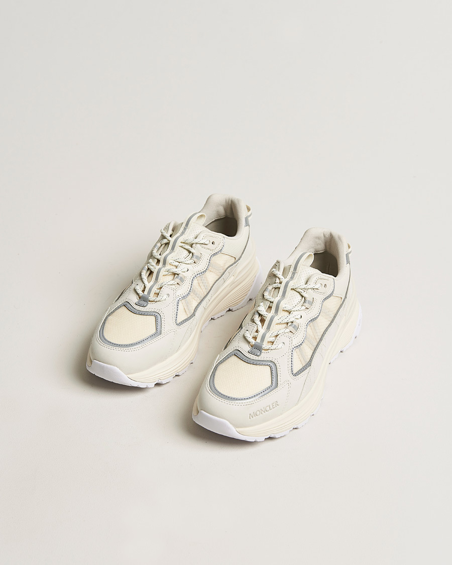 Herre | Moncler Lite Running Sneakers White | Moncler | Lite Running Sneakers White