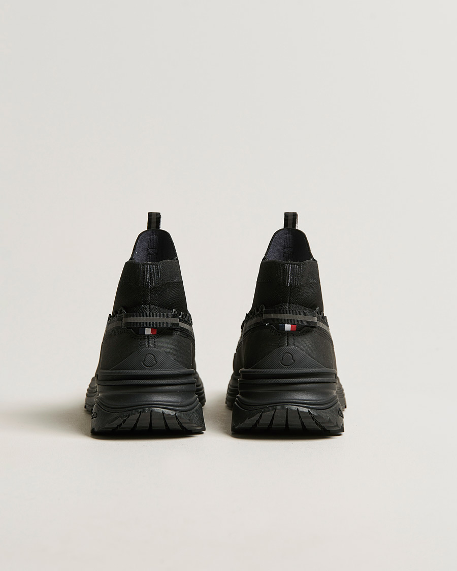Herre | Moncler Knit High Running Sneakers Black | Moncler | Knit High Running Sneakers Black
