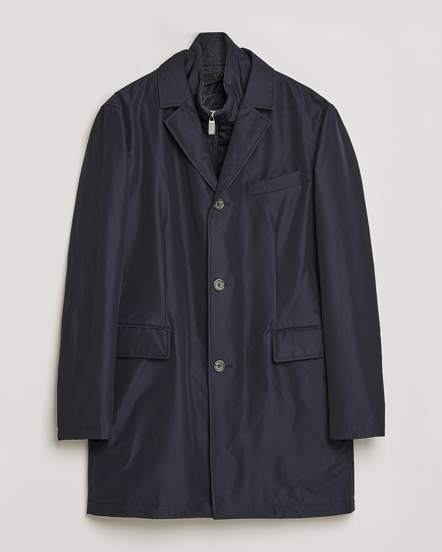 Herre | Jakker | Canali | Rain Protection Car Coat Navy