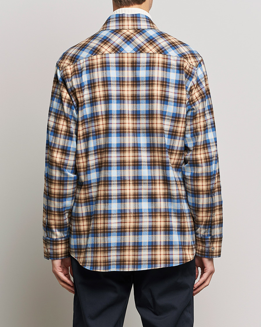 Herre | Skjorter | Moncler | Checked Overshirt Beige