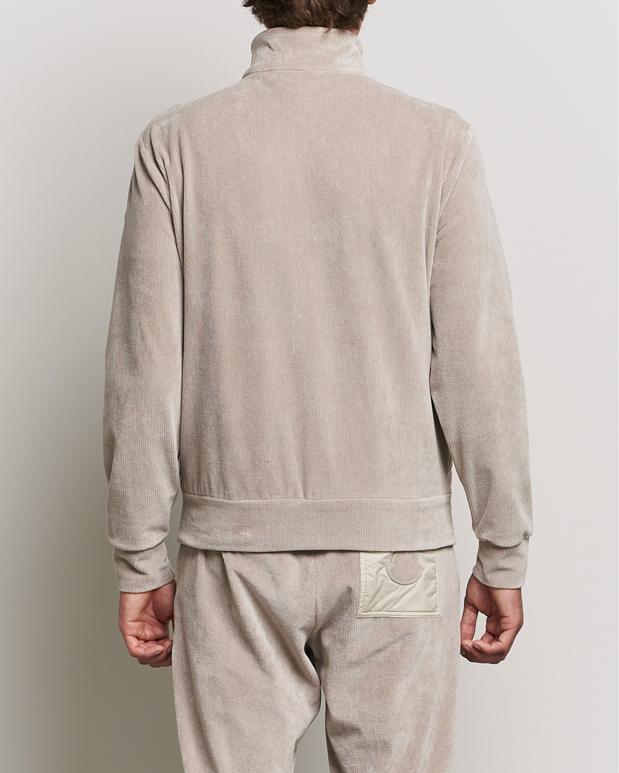 Herre | Trøjer | Moncler | Corduroy Zip Cardigan Light Beige