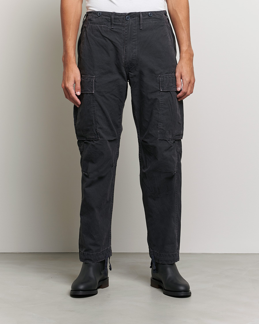 Uplifted opkald dollar RRL Surplus Cargo Pants Black - CareOfCarl.dk